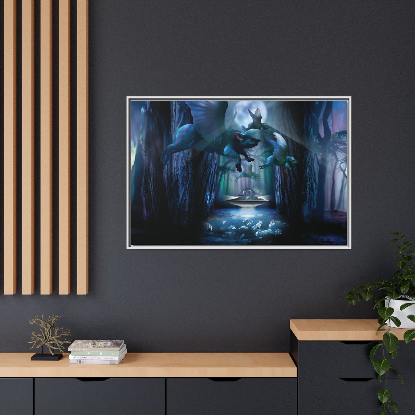 'Axlar and Oxlan’s Date Night' by Andrew McCarter - canvas print