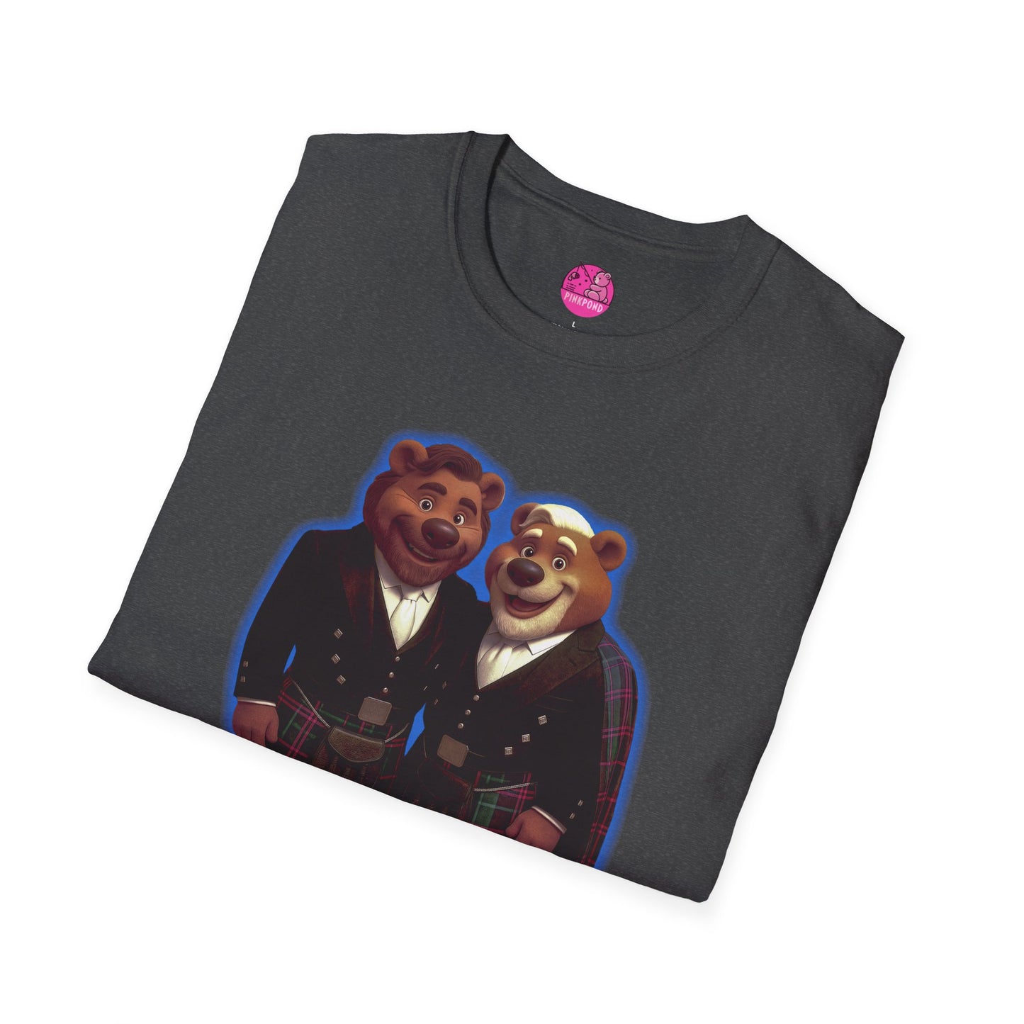 The Happy Bear Couple T-Shirt - Cheeky Edition, Love and Laughter Apparel