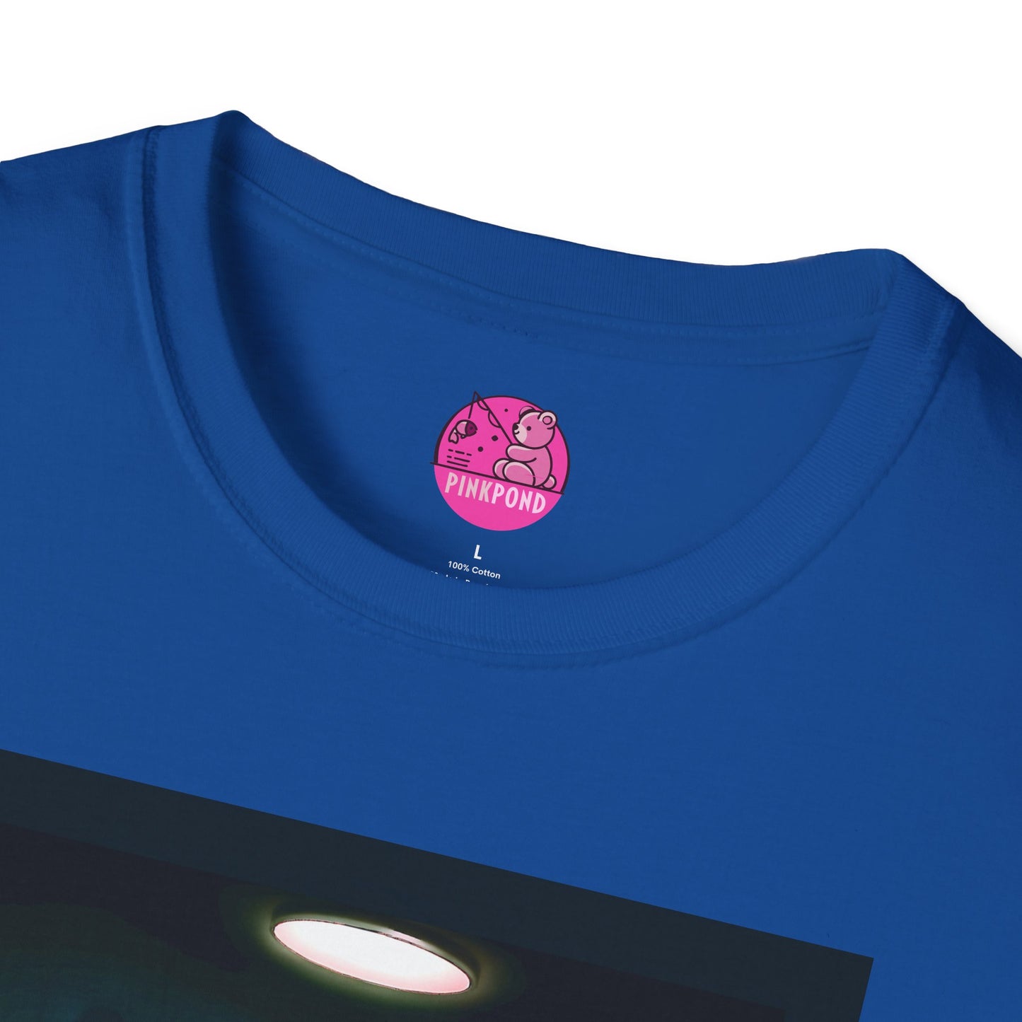 Alien Probe Softstyle Bear T-Shirt - PinkPond Tee for Sci-Fi Fans
