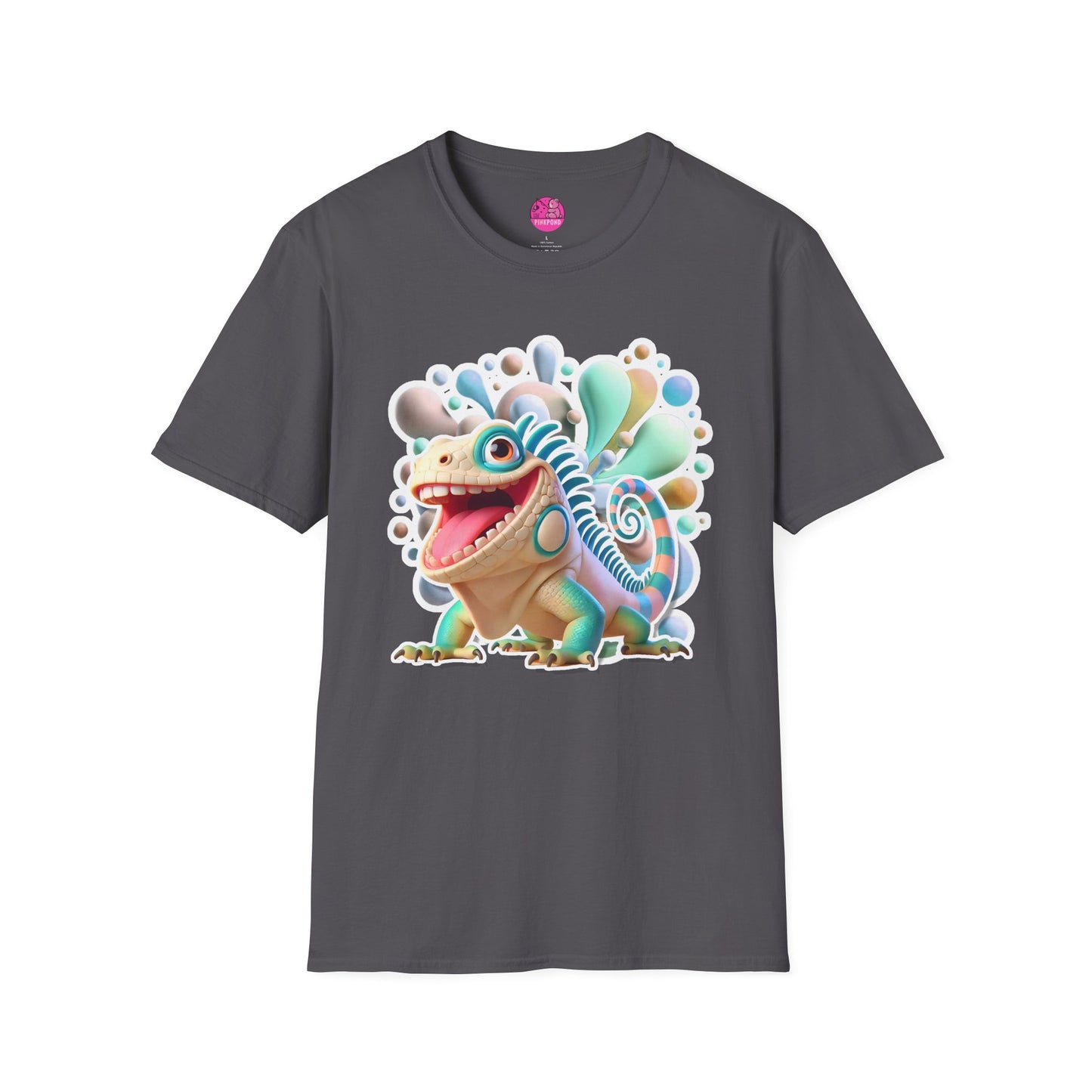 Iggy the Iguana T-Shirt โ The King of Cool! - Unisex Softstyle Tee