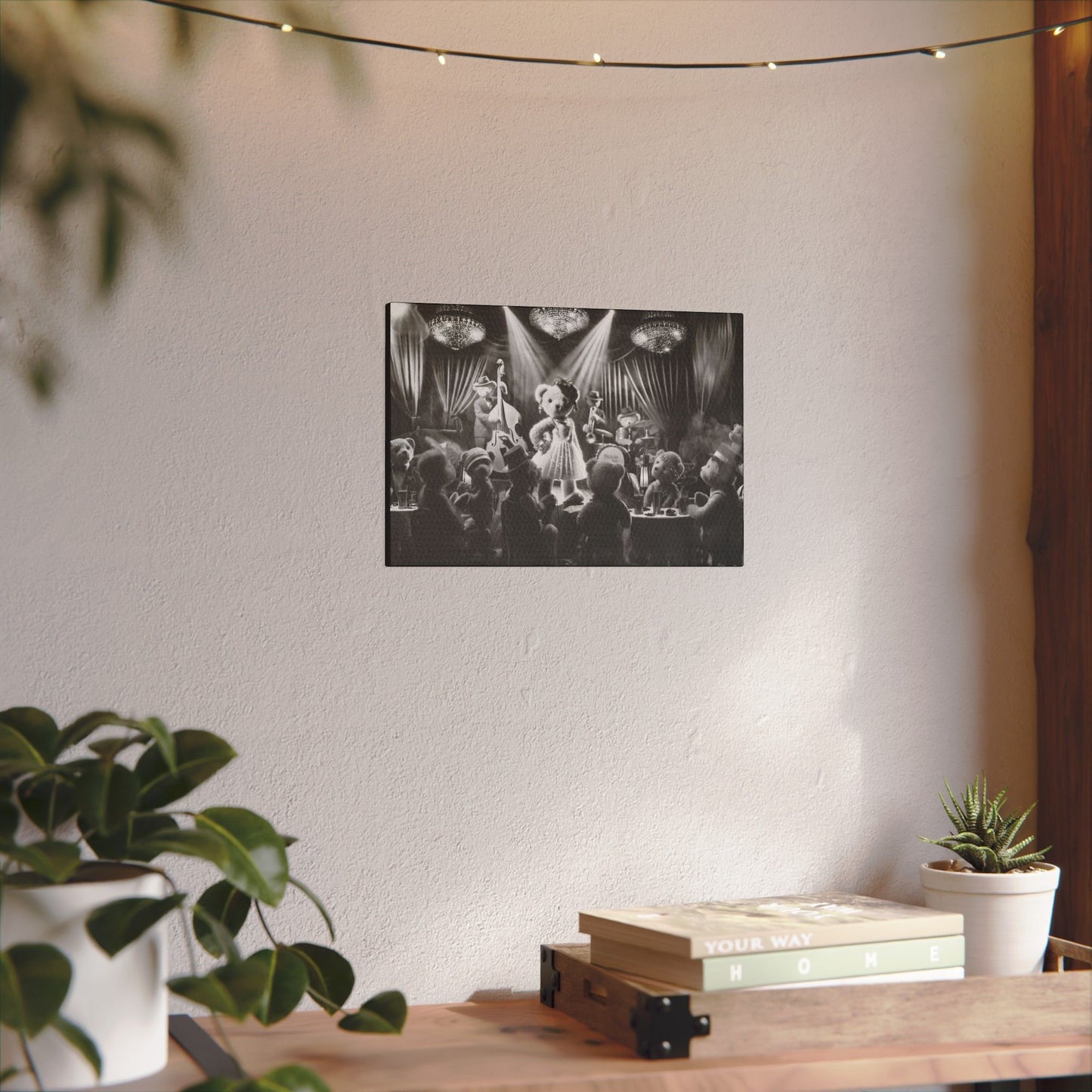 Delilah and the Bear Bottom Band by Andrew McCarter - Giclée Print Canvas
