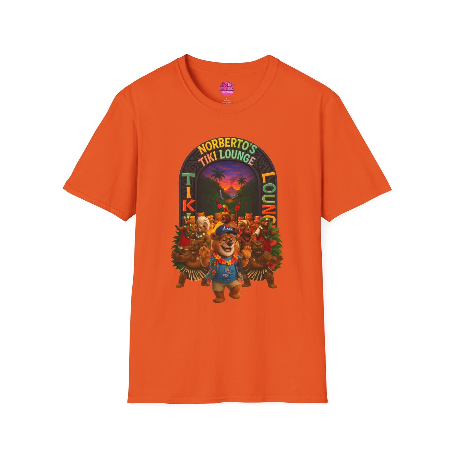 Unisex T-Shirt - Norberto’s Tiki Lounge Bear Tee - A Tribute to Kindness