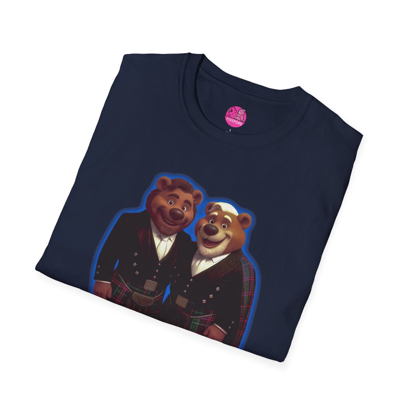The Happy Bear Couple T-Shirt - Cheeky Edition, Love and Laughter Apparel