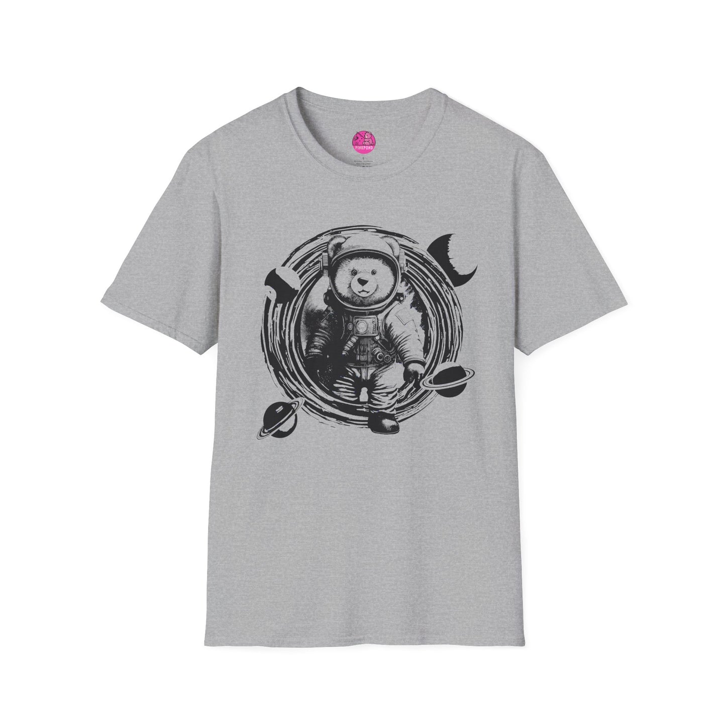 Galactic Explorer Cosmobear T-Shirt - Unisex Softstyle
