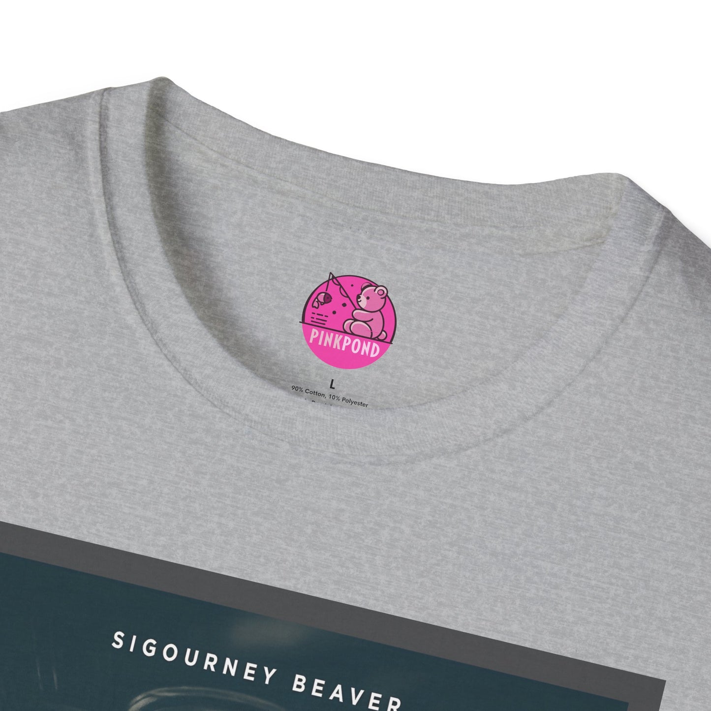 Retro Noir Alien Parody Sci-Fi T-Shirt Featuring Sigourney Beaver