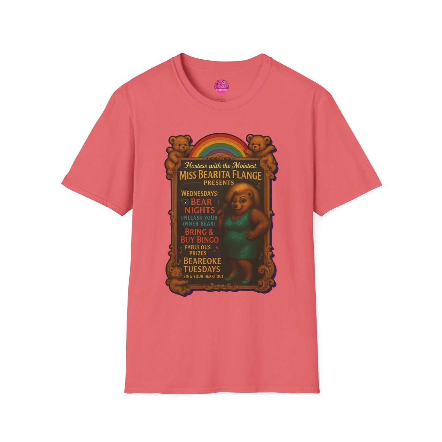 Bearita Flange Presents - camp drag bear tee