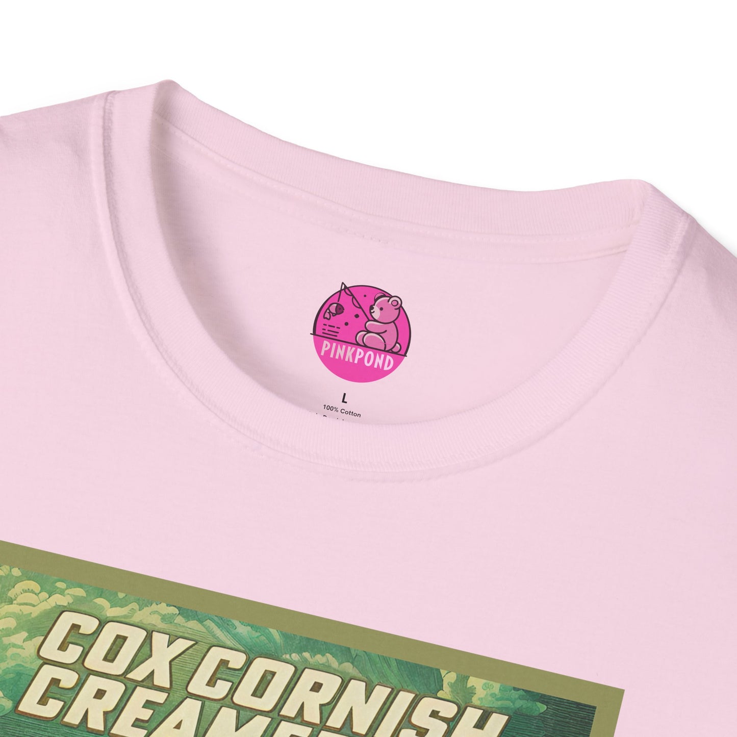 Saucy Vintage Ice Cream T-Shirt - Cox Cornish Creameries Design