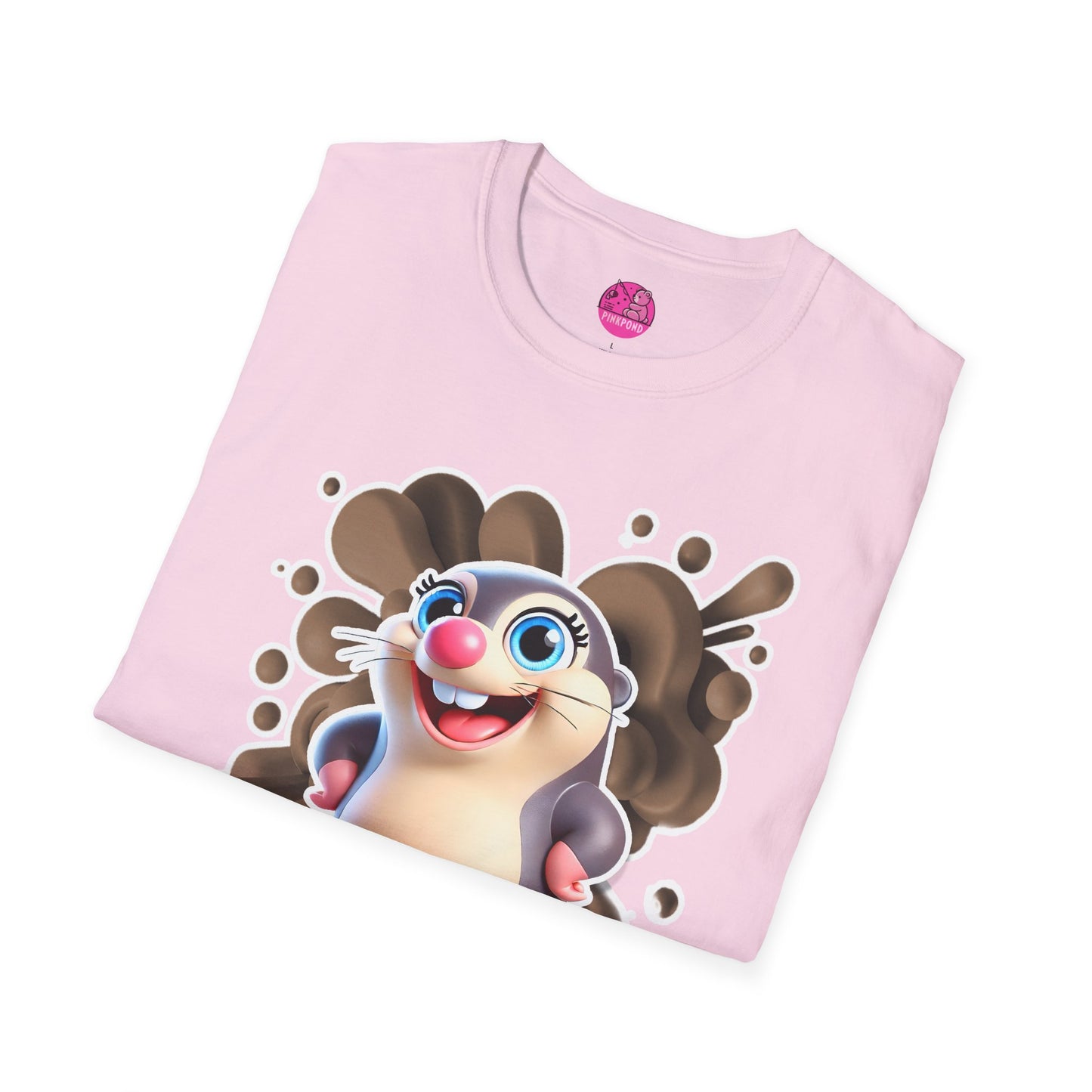 Millicent the Mole T-Shirt – Digging Up Fun in Style - Bold and Colorful Unisex Tee for Fun-Loving Fashion Fans