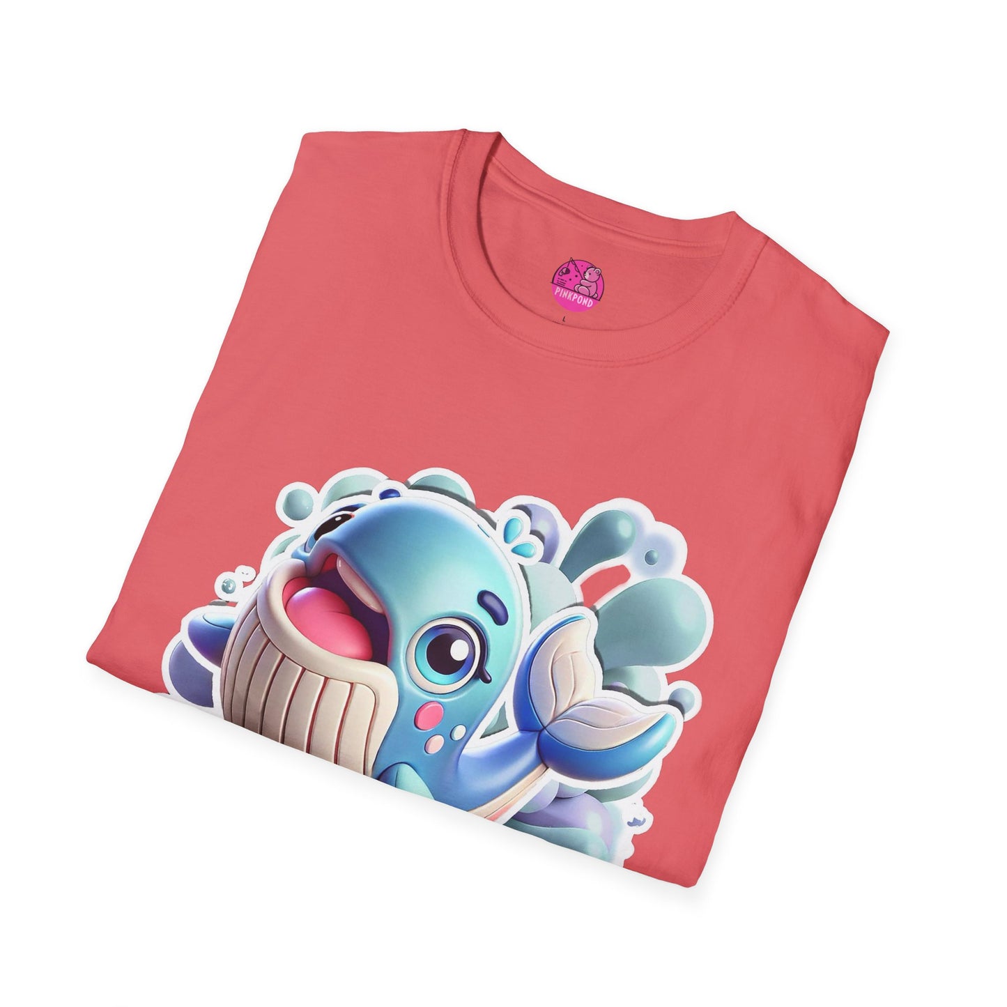 Walter the Whale - Joyful Ocean Explorer T-Shirt