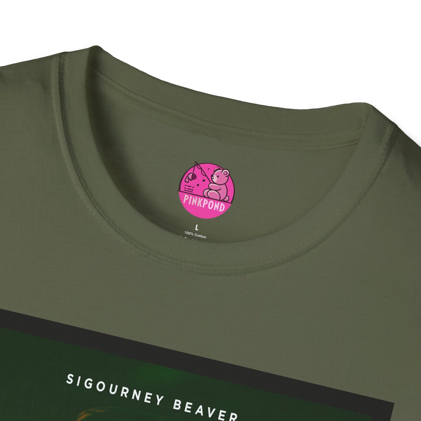 Xeno -Green Alien Parody Sci-Fi T-Shirt Featuring Sigourney Beaver