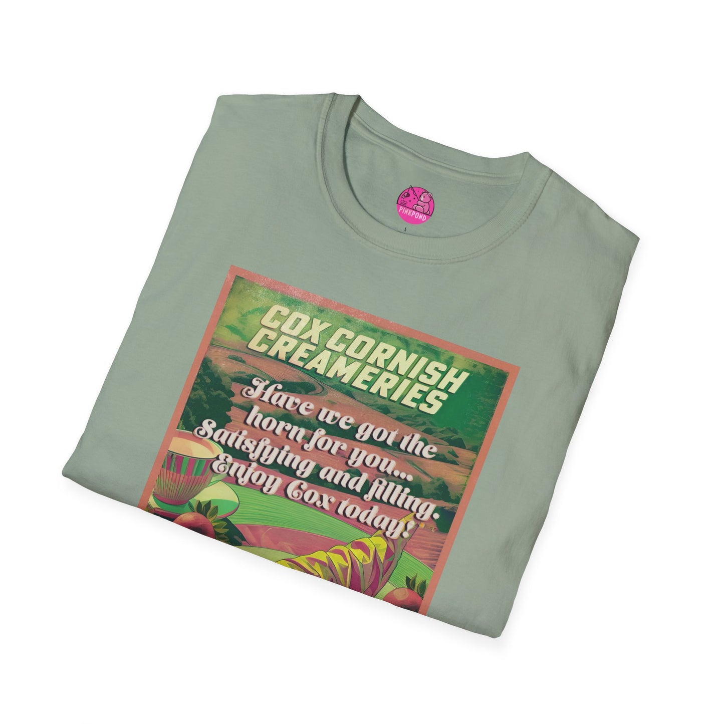 Saucy Vintage Cox Creameries - Satisfy Your Cravings T-Shirt