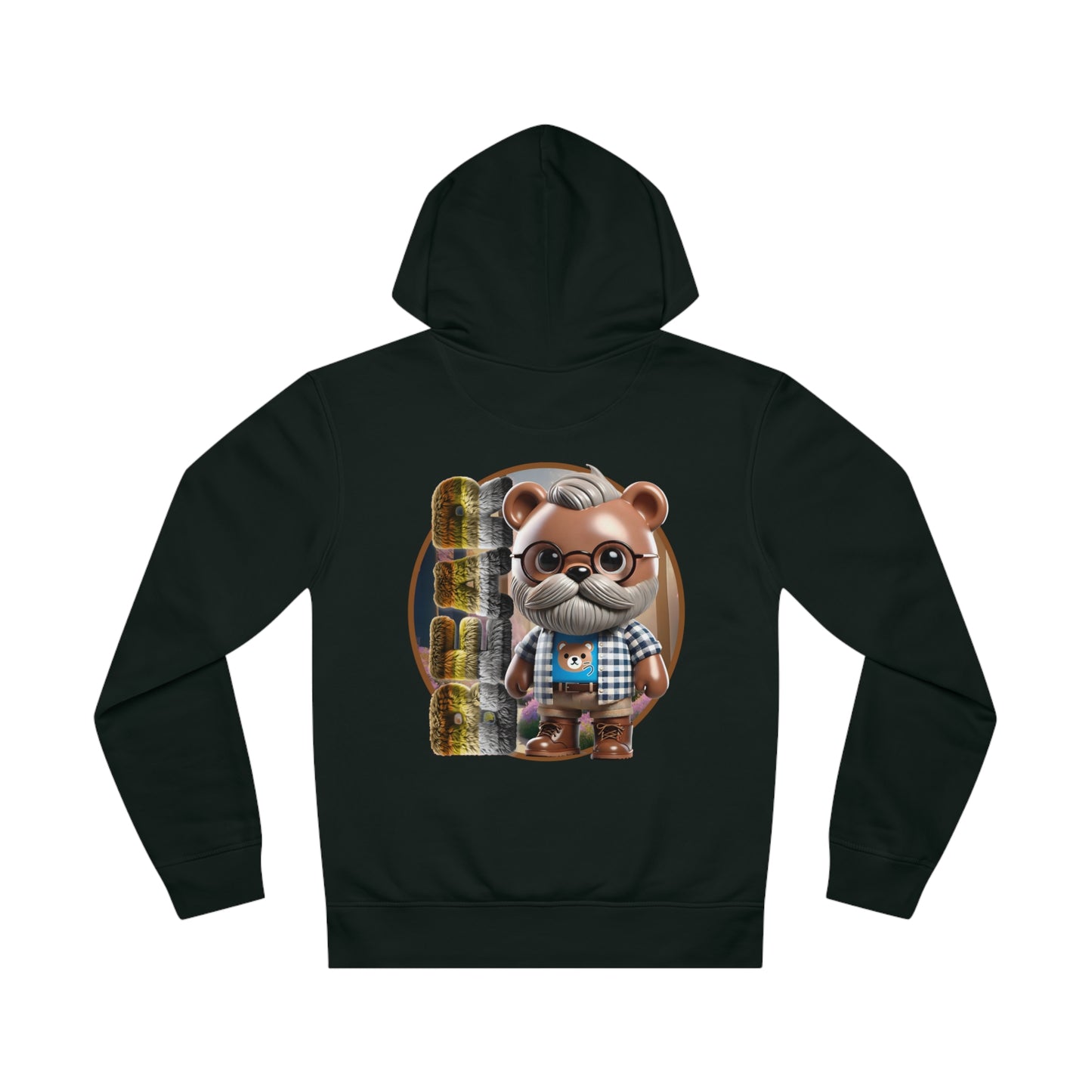Papa Bear Drummer Hoodie - Strong, Proud, and Cozy Design