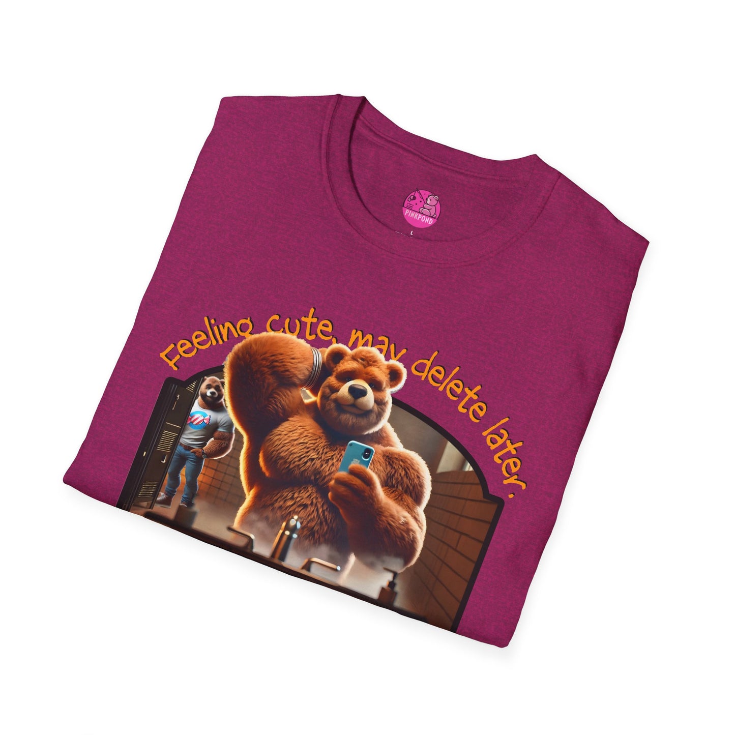 Feeling Cute Bear Selfie T-Shirt