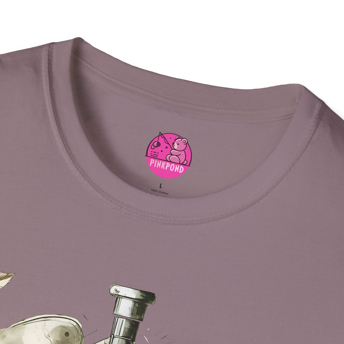 Steampunk T-Shirt 'Breathe In, Wind Up' PinkPond Tee