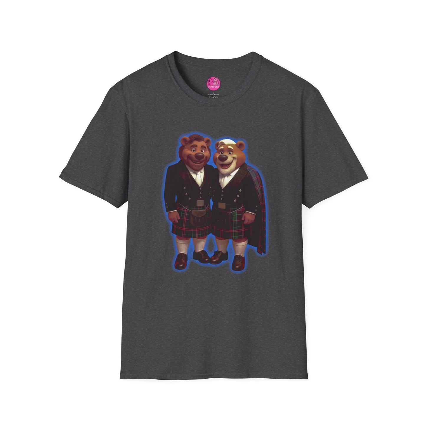 The Happy Bear Couple T-Shirt - Cheeky Edition, Love and Laughter Apparel