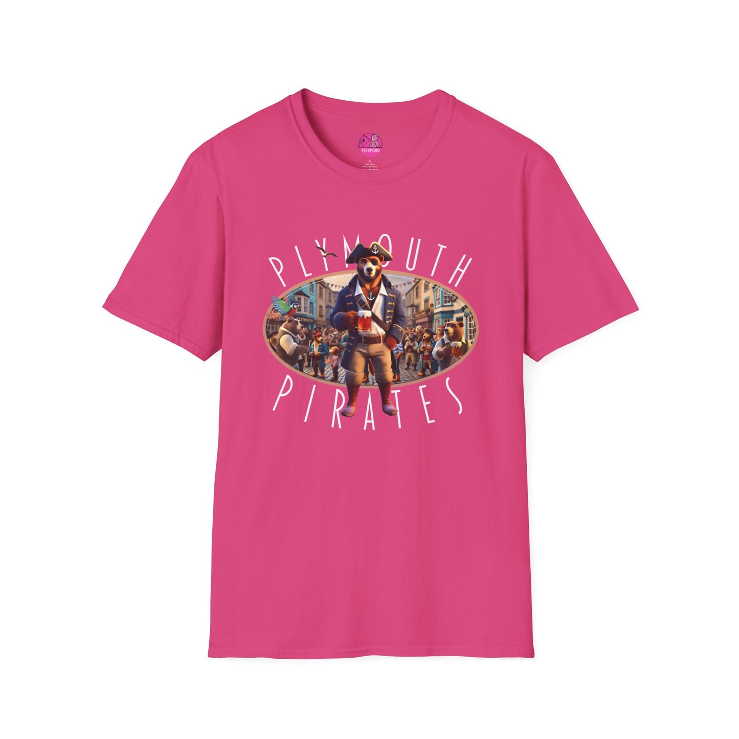 Plymouth Pirates Bear T-Shirt