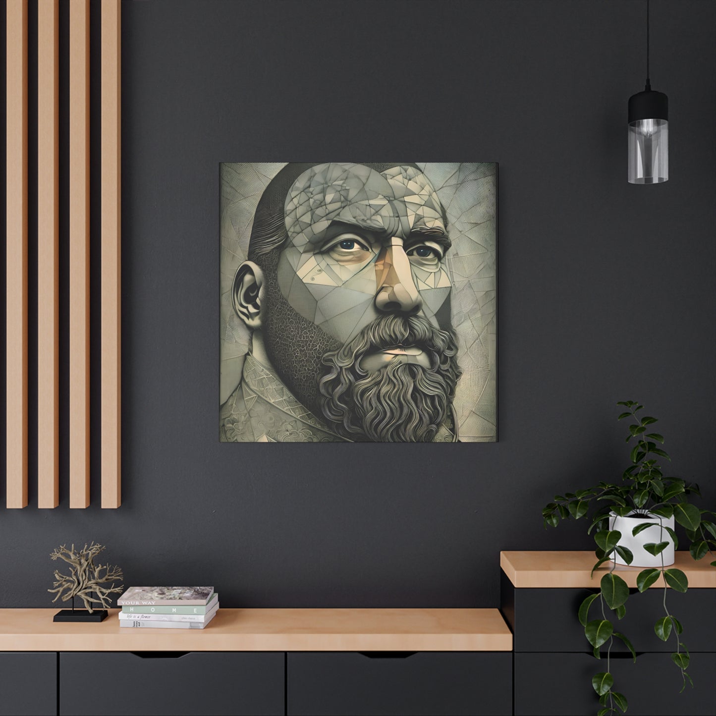 Fractured Peace - Fine Art Print by Andrew McCarter adapted from a drawing by David Lake