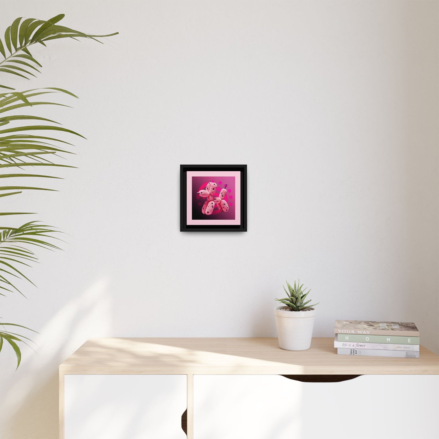 Canvas Art Print - Furry Balloon Dog