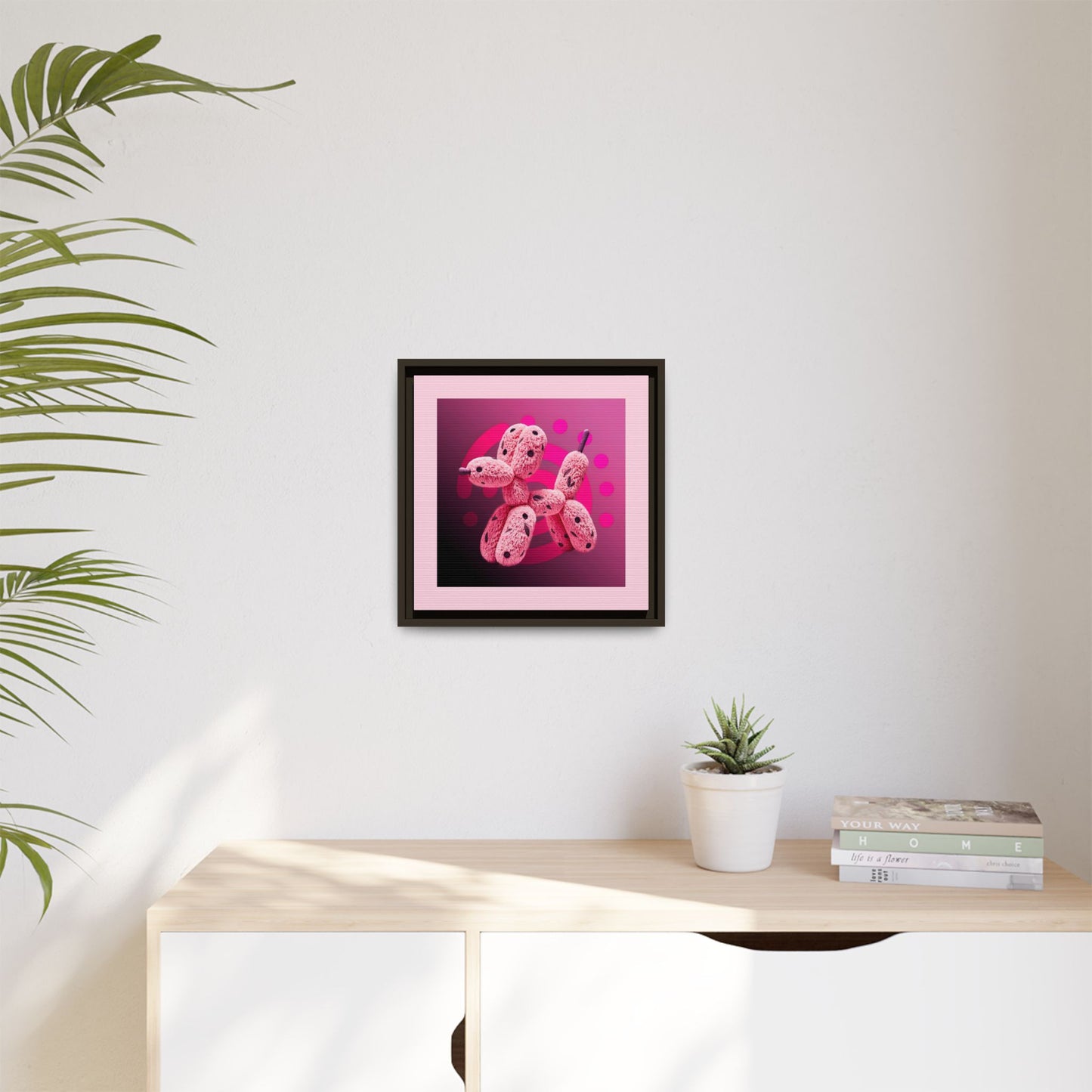 Canvas Art Print - Furry Balloon Dog