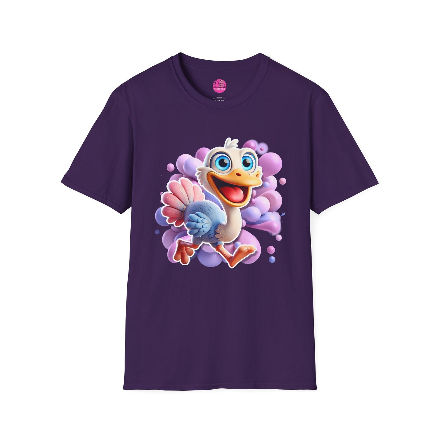Osma the Ostrich T-Shirt – Speed, Smiles, and Sass!! - Unisex Softstyle Tee