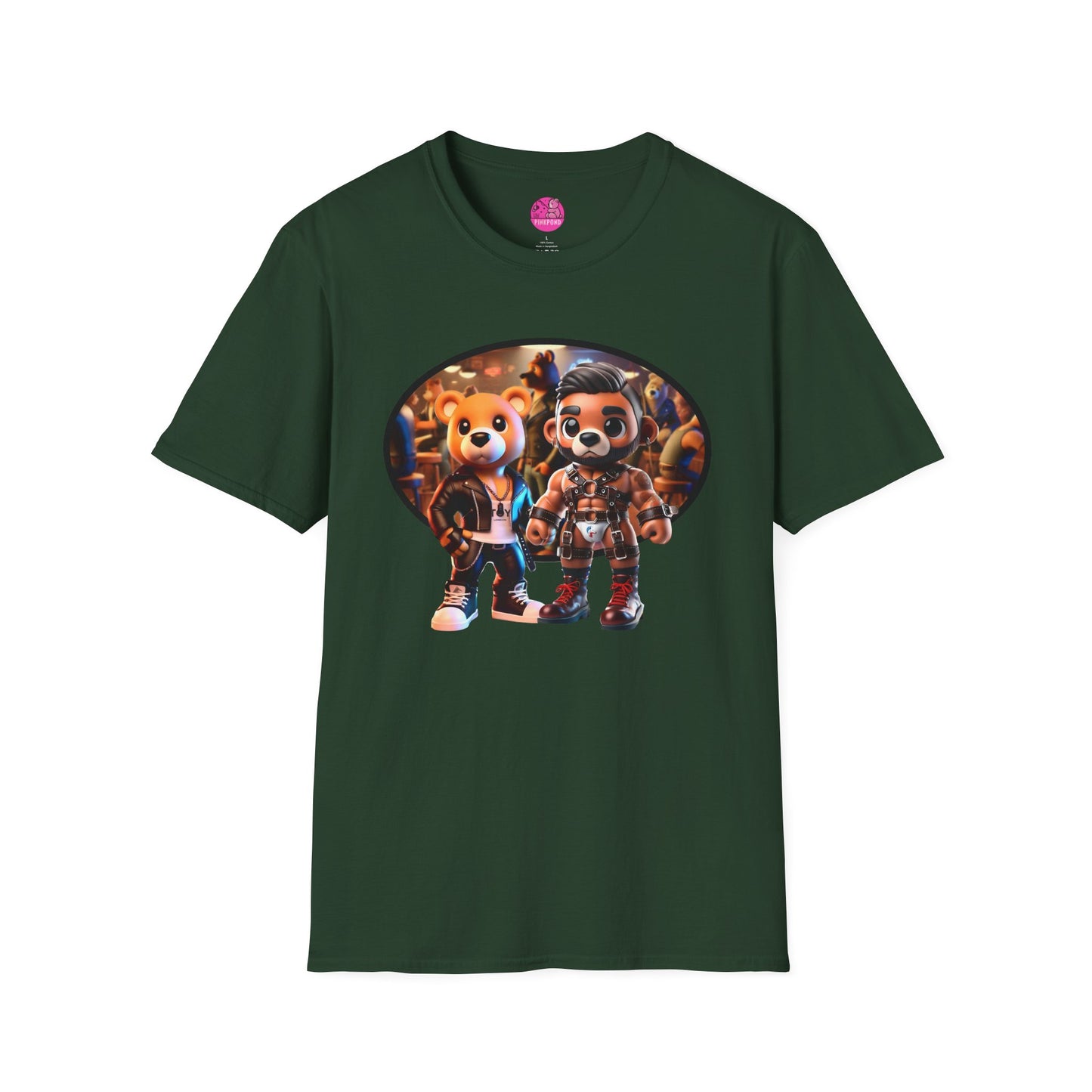 Unisex Graphic Tee - Bear Cubs on the Town LGBTQ+ Pride Shirt