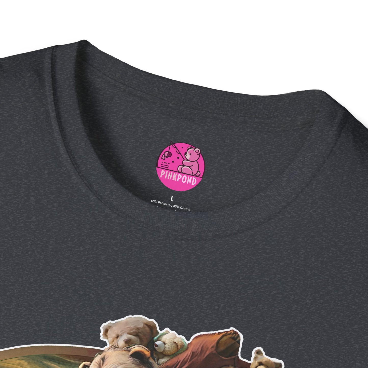 Graphic T-Shirt The Creation of Teddy - Art Lover Gift for bear Fans - Unisex Softstyle