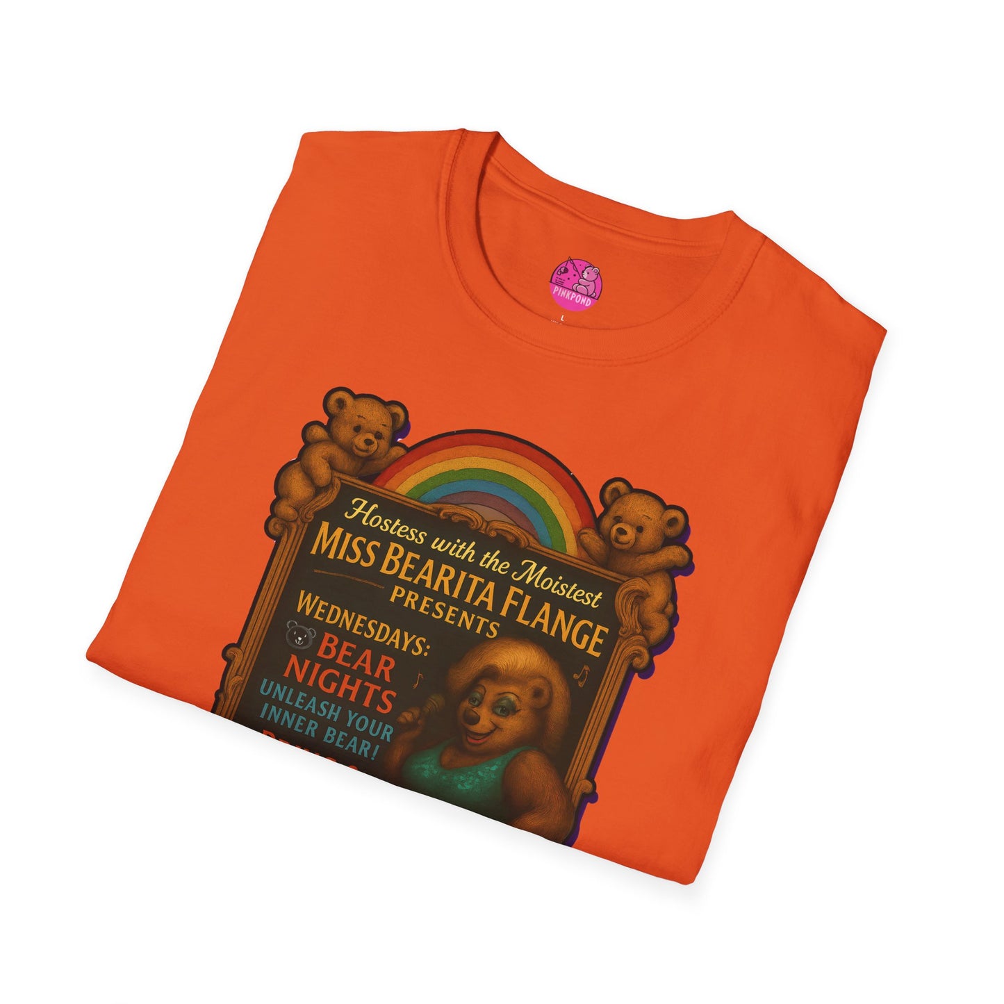 Bearita Flange Presents - camp drag bear tee