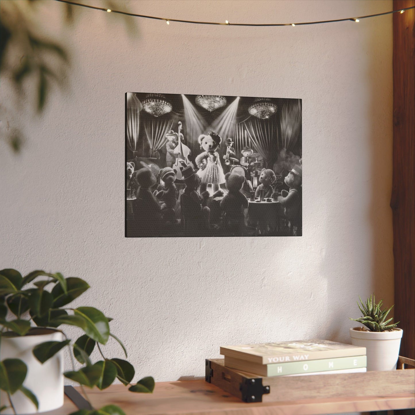 Delilah and the Bear Bottom Band by Andrew McCarter - Giclée Print Canvas