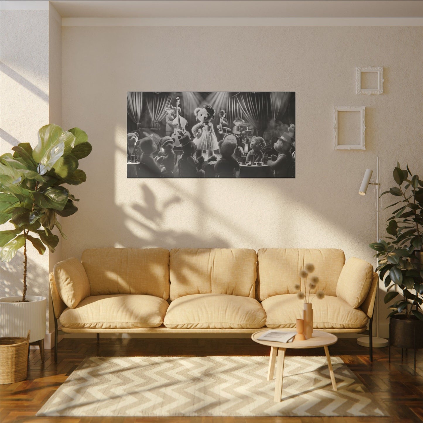 Delilah and the Bear Bottom Band by Andrew McCarter - Giclée Print Canvas