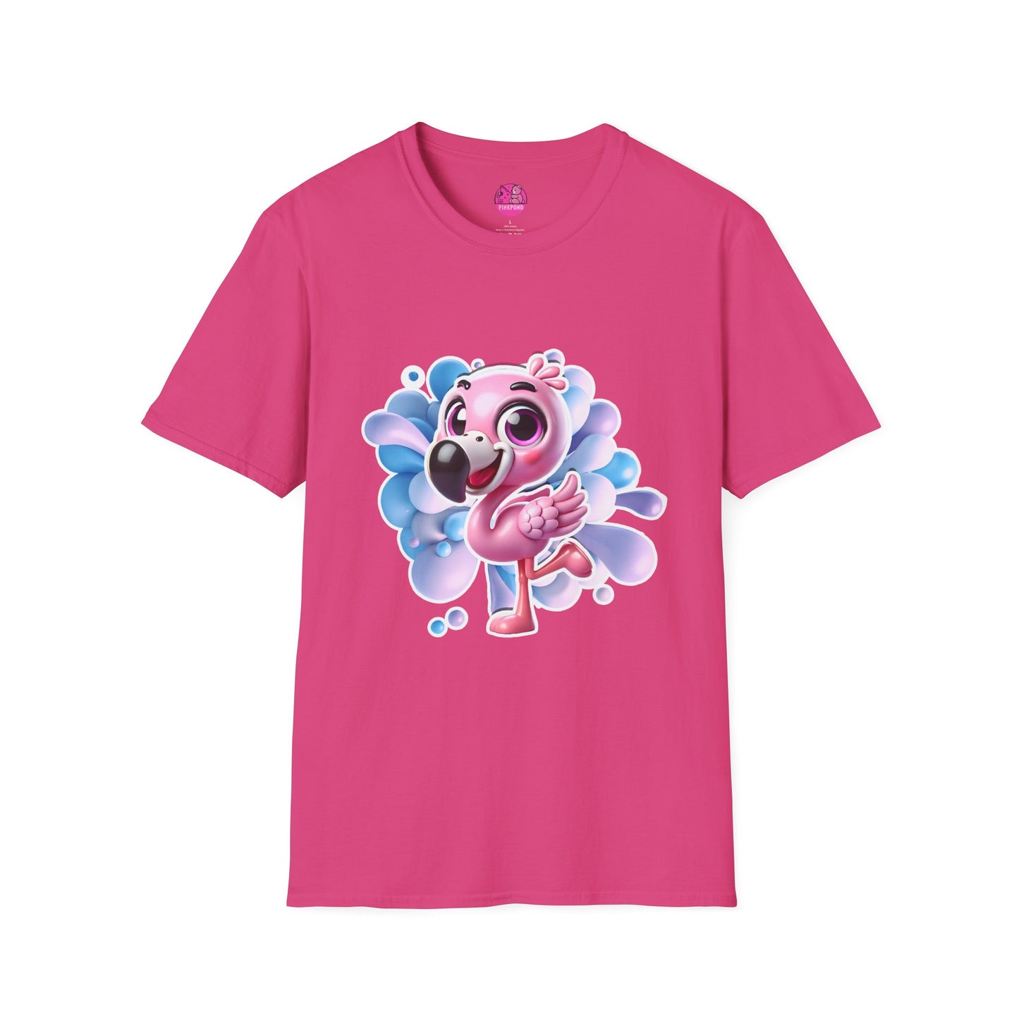 Fun and Colourful Fernando the Flamingo Unisex T-shirt