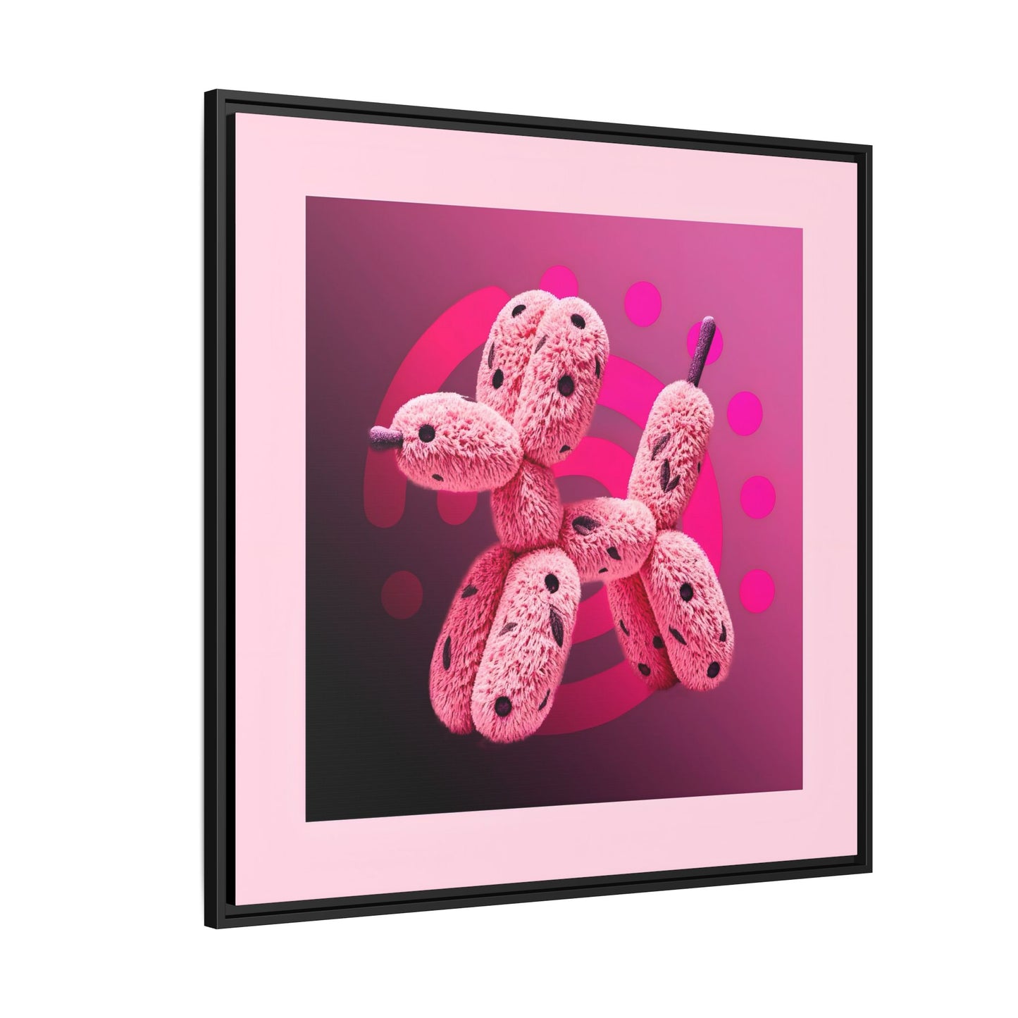 Canvas Art Print - Furry Balloon Dog