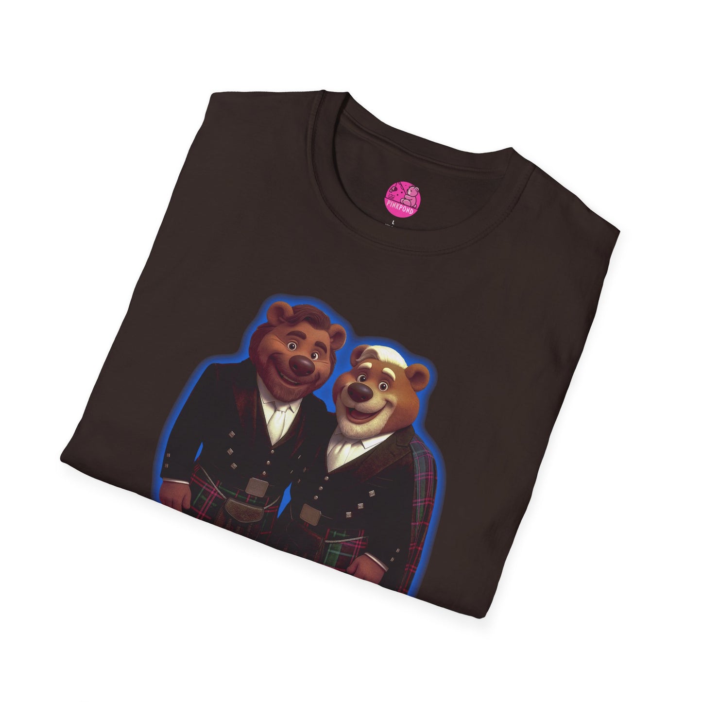 The Happy Bear Couple T-Shirt - Cheeky Edition, Love and Laughter Apparel