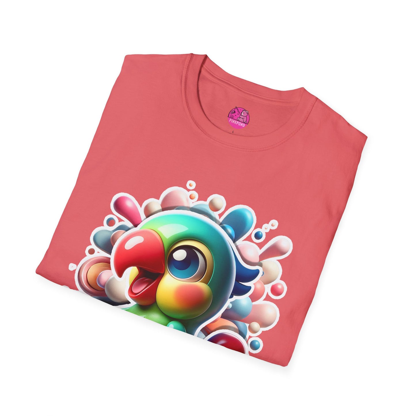 Penelope Parrot - Unisex Softstyle T-Shirt