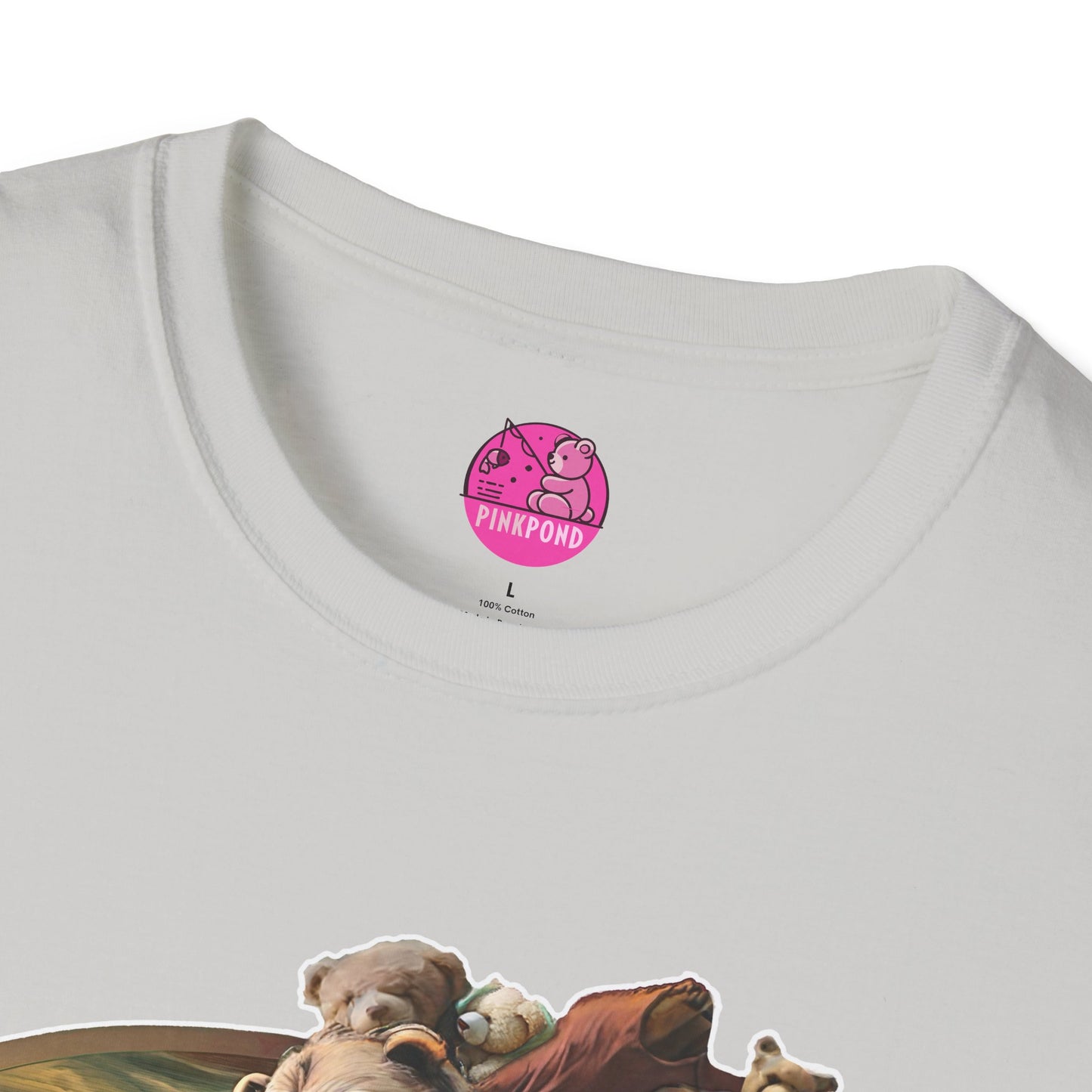 Graphic T-Shirt The Creation of Teddy - Art Lover Gift for bear Fans - Unisex Softstyle