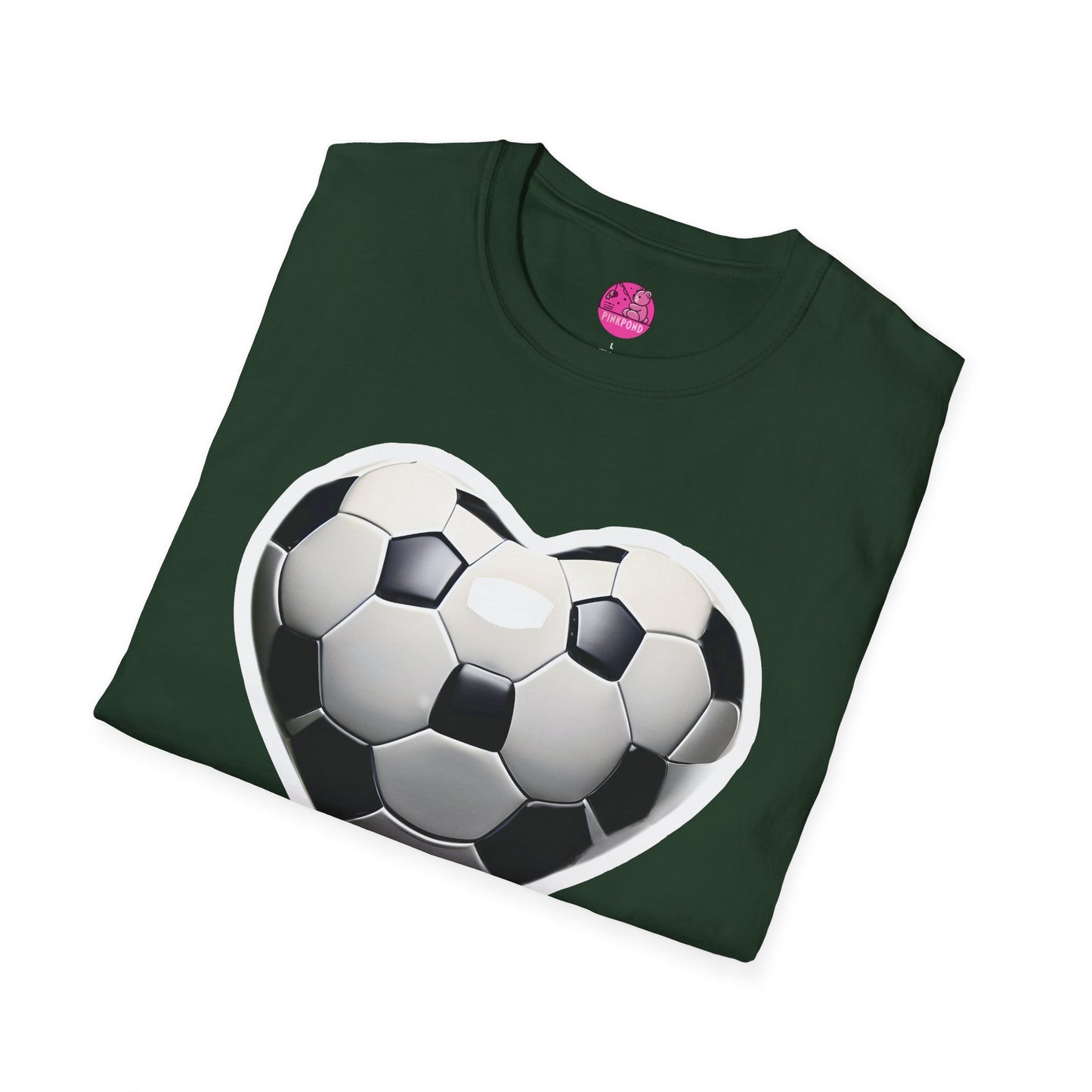 Football Heart Unisex T-Shirt - Love Life Design,