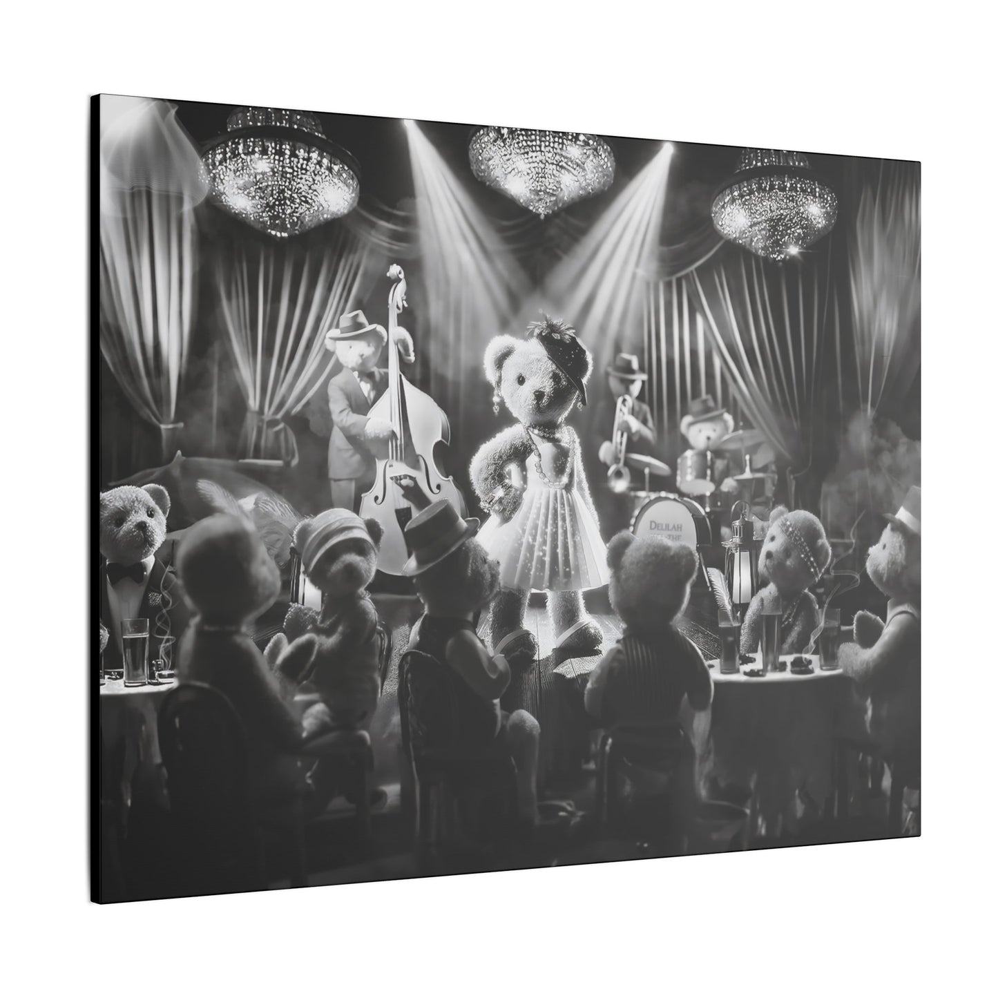 Delilah and the Bear Bottom Band by Andrew McCarter - Giclée Print Canvas