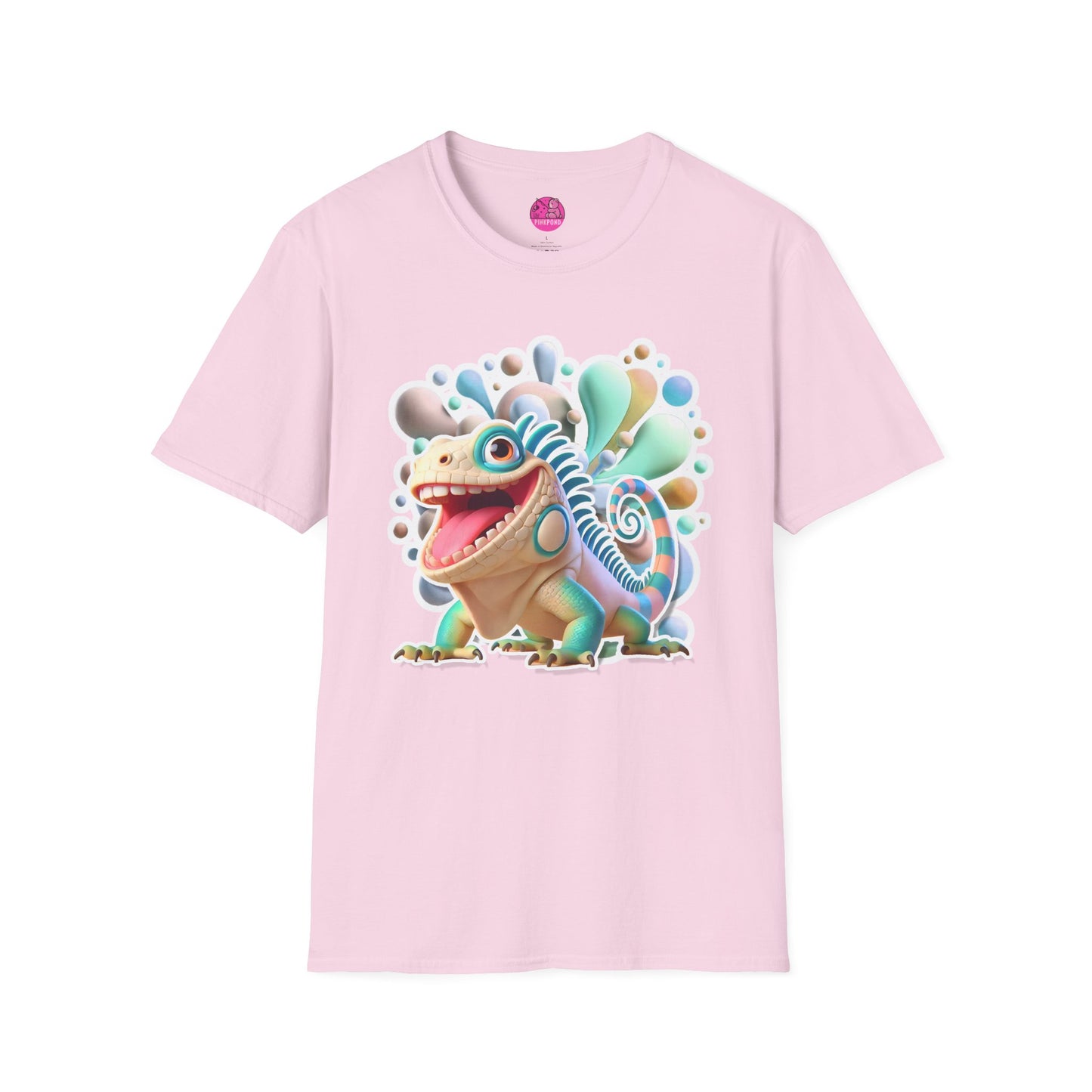 Iggy the Iguana T-Shirt โ The King of Cool! - Unisex Softstyle Tee