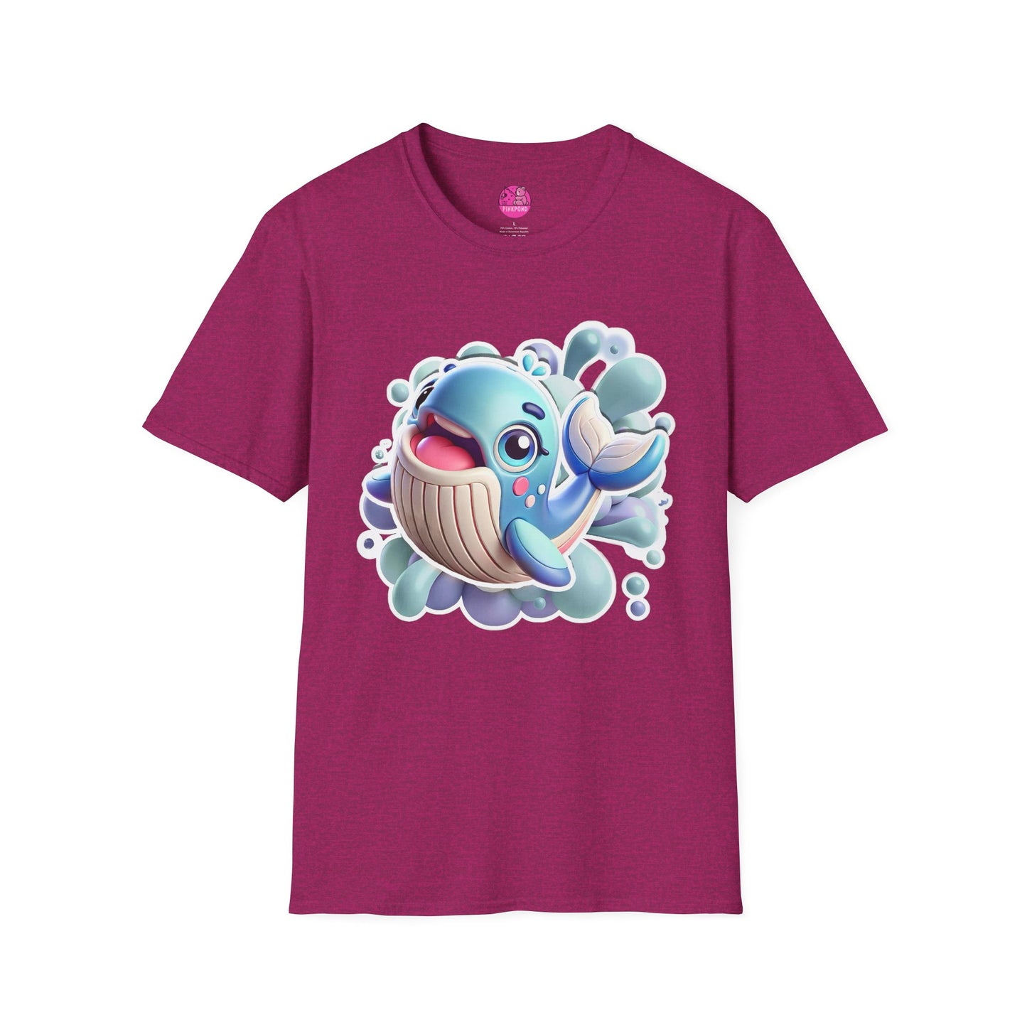Walter the Whale - Joyful Ocean Explorer T-Shirt