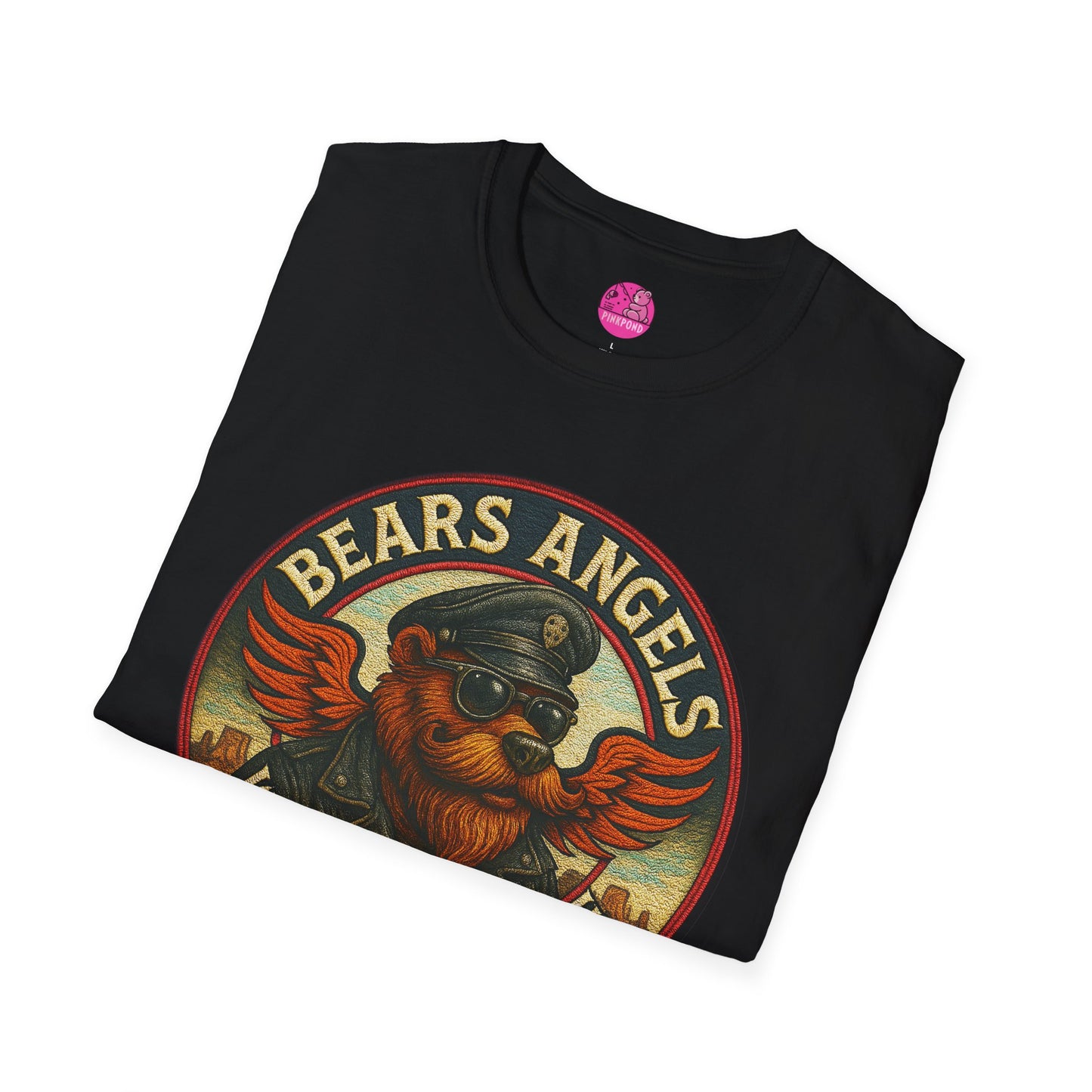 Biker Bears Angels Unisex T-Shirt - Where The Wild Ride Tee