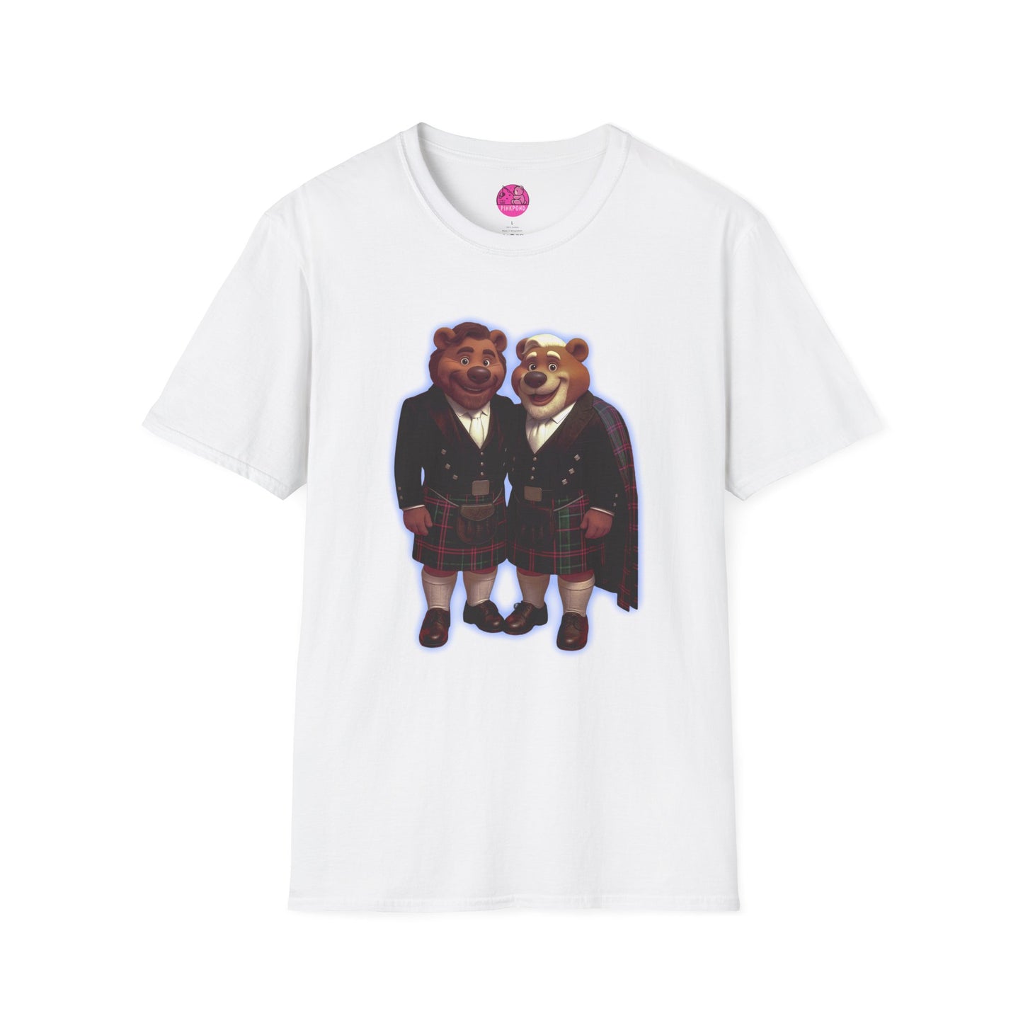 The Happy Bear Couple T-Shirt - Cheeky Edition, Love and Laughter Apparel