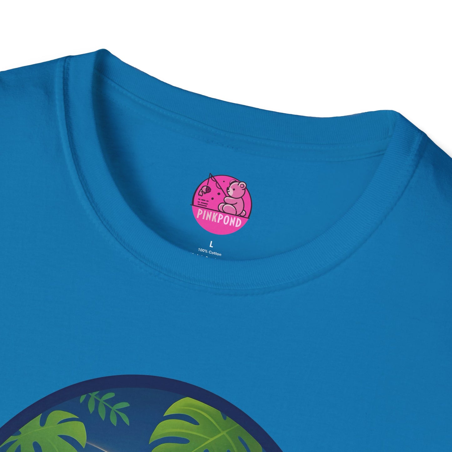 Adventure Bear T-Shirt - Explorer PinkPond Series Tee for Nature Lovers and Travel Dreamers