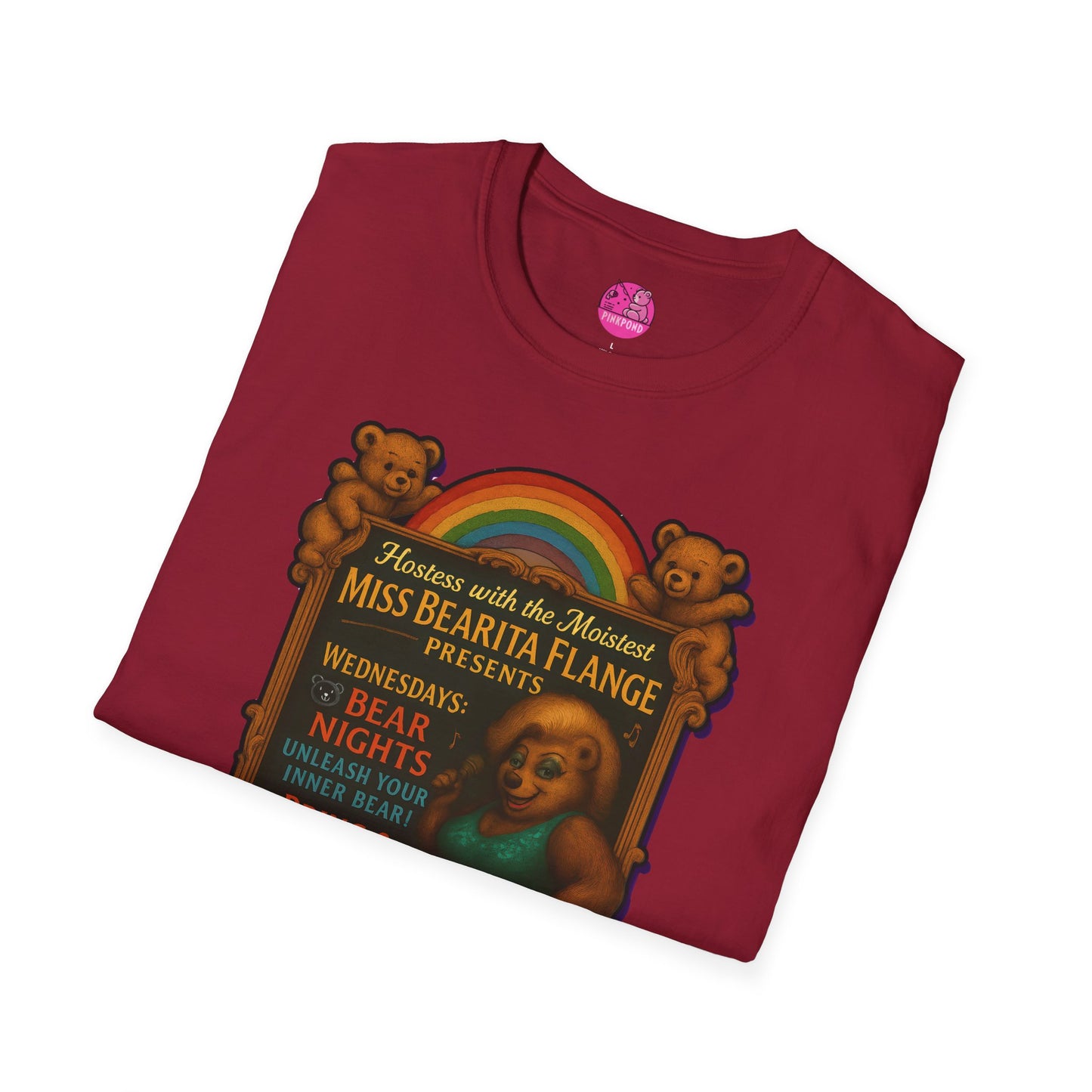 Bearita Flange Presents - camp drag bear tee