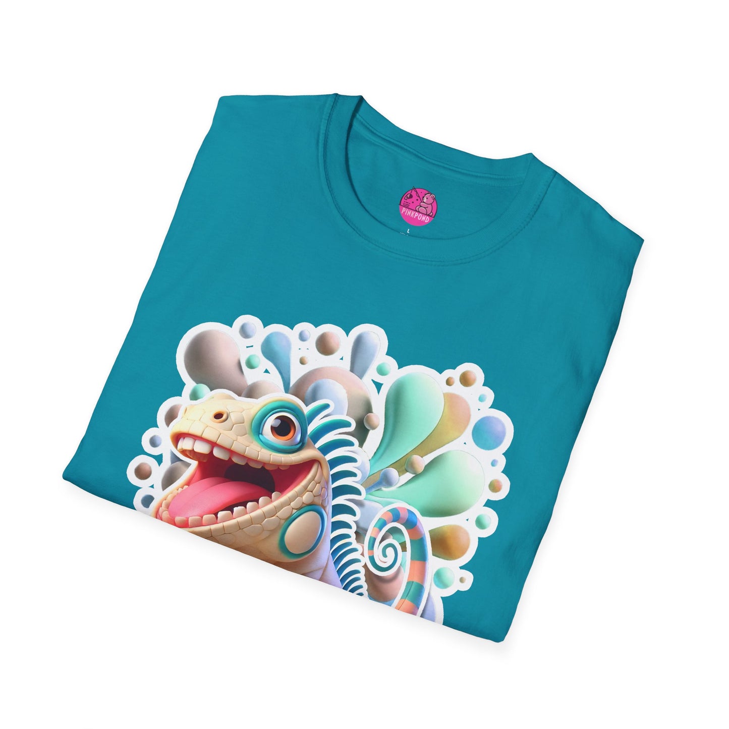 Iggy the Iguana T-Shirt โ The King of Cool! - Unisex Softstyle Tee