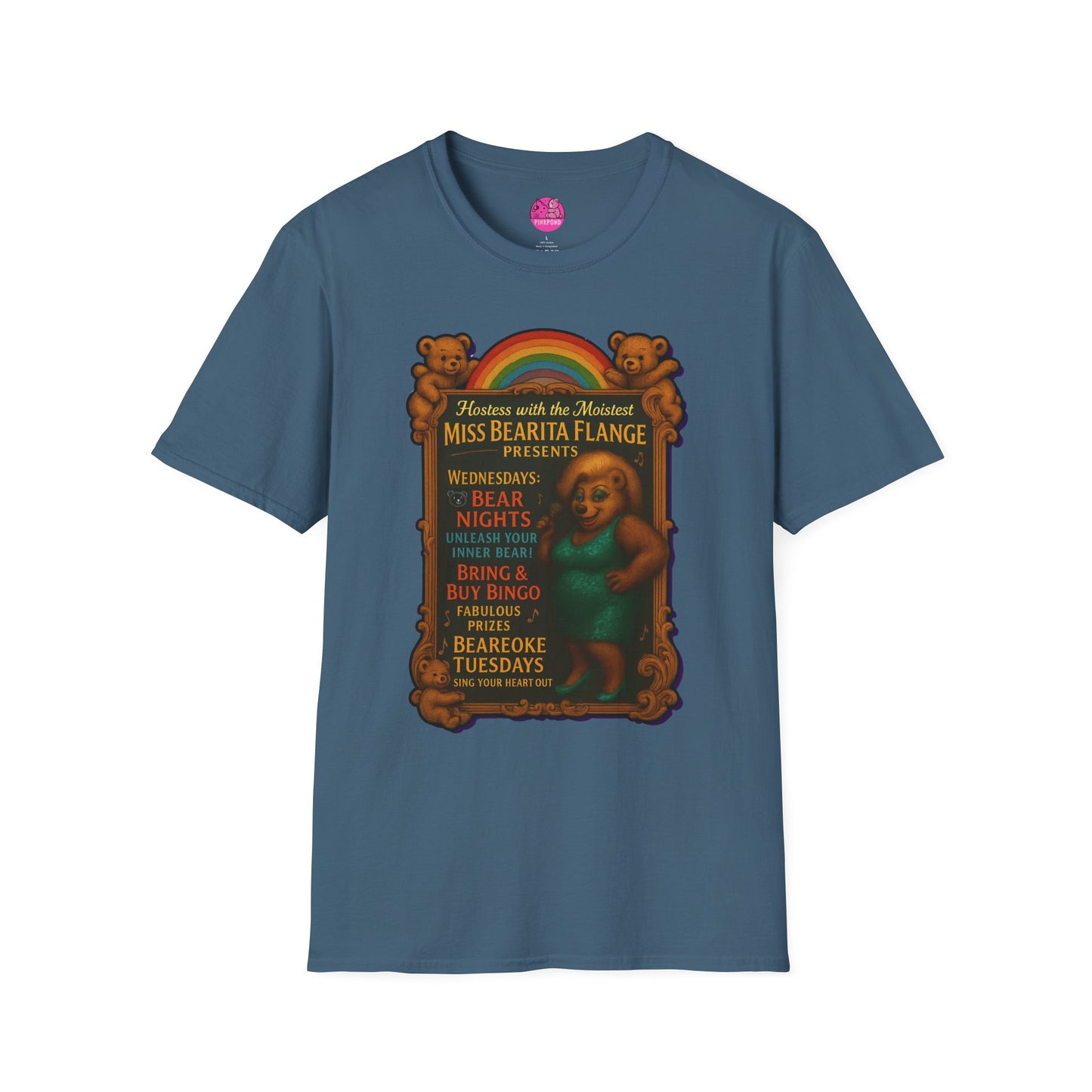 Bearita Flange Presents - camp drag bear tee