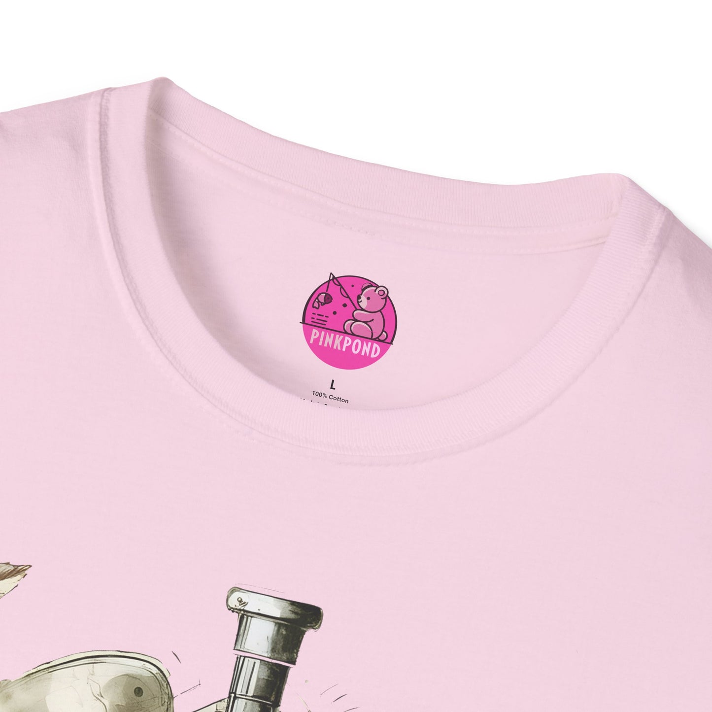 Steampunk T-Shirt 'Breathe In, Wind Up' PinkPond Tee
