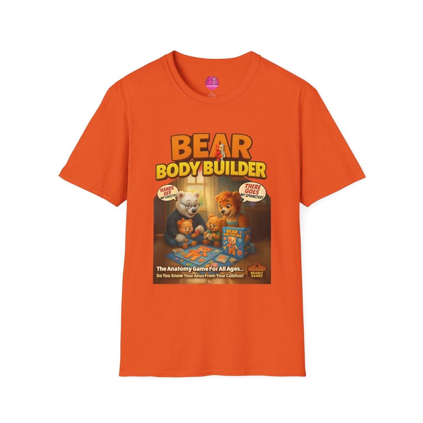 Bear Body Builder Parody Game Tee
