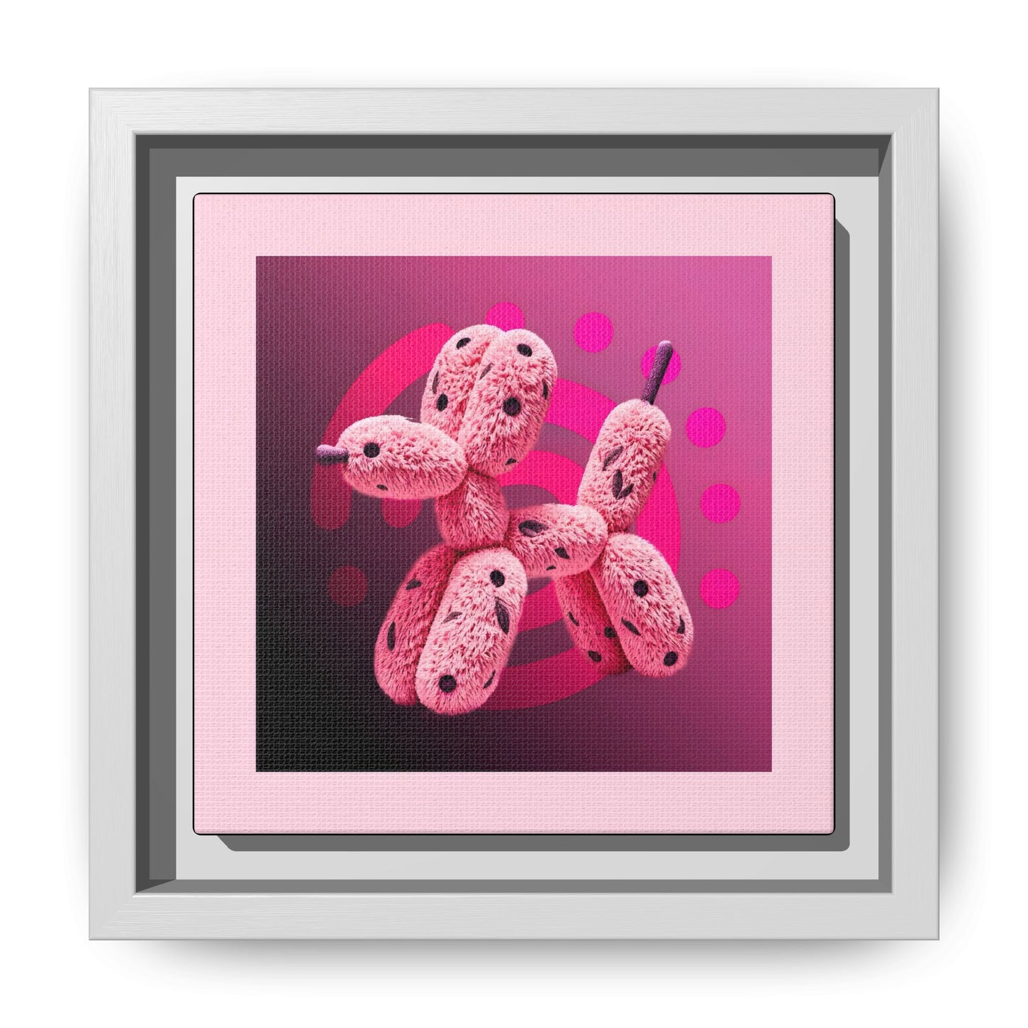 Canvas Art Print - Furry Balloon Dog