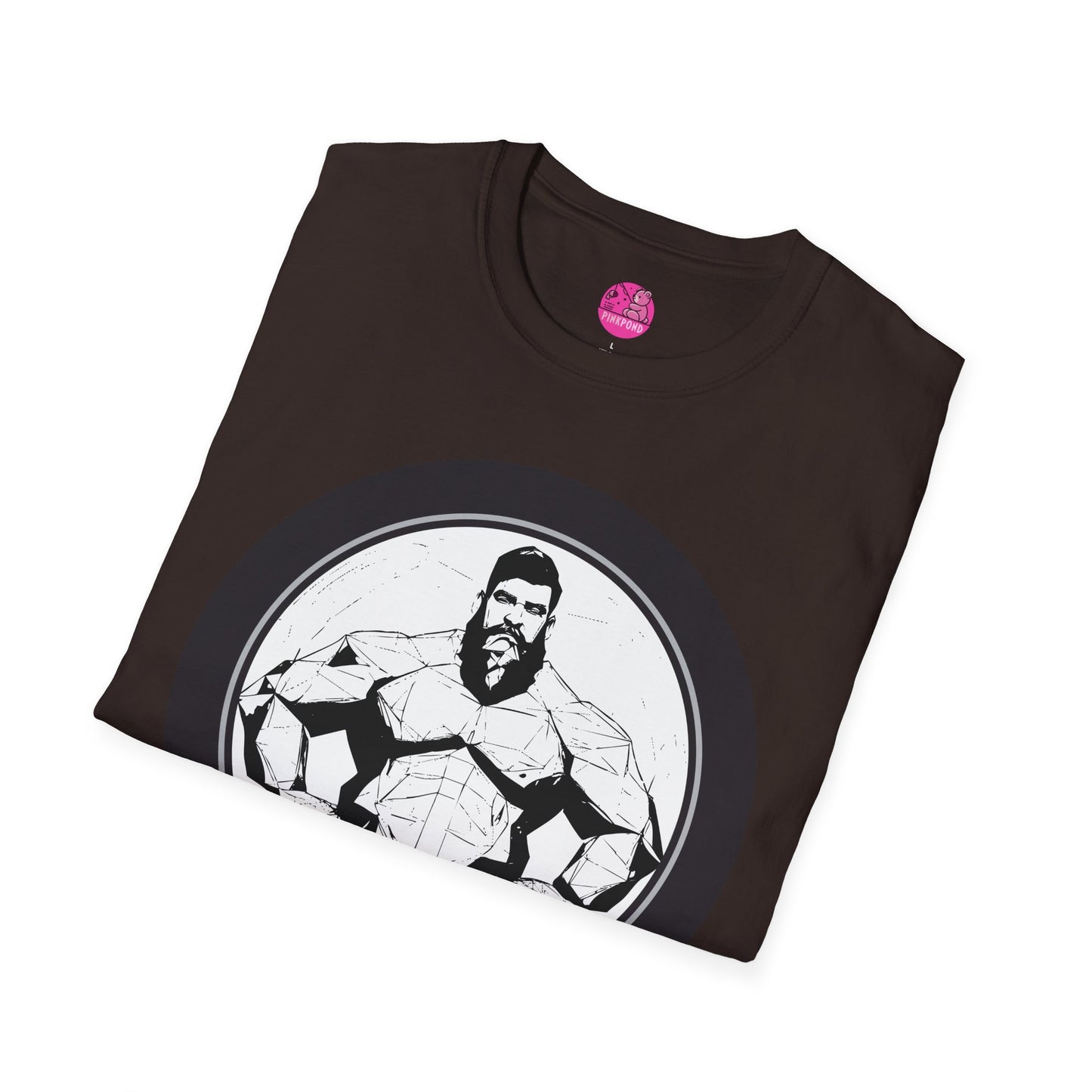 Muscle Bear T-Shirt - Bold Geometric Strength Unleash Your Inner Power