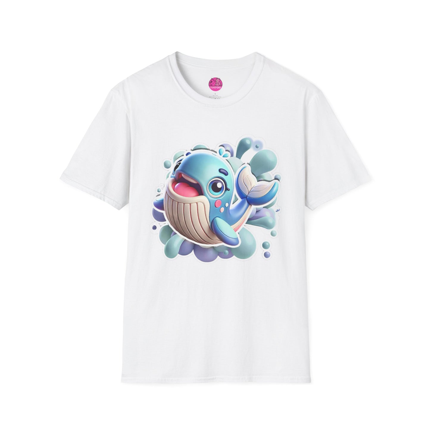 Walter the Whale - Joyful Ocean Explorer T-Shirt