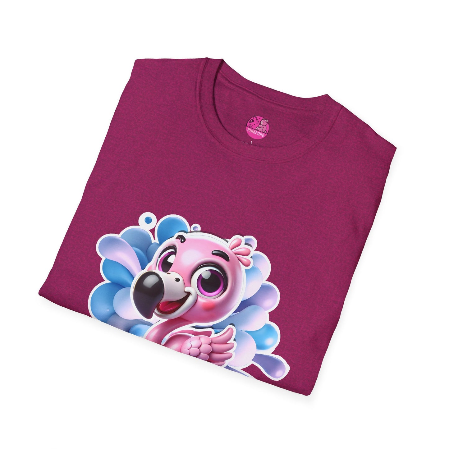 Fun and Colourful Fernando the Flamingo Unisex T-shirt